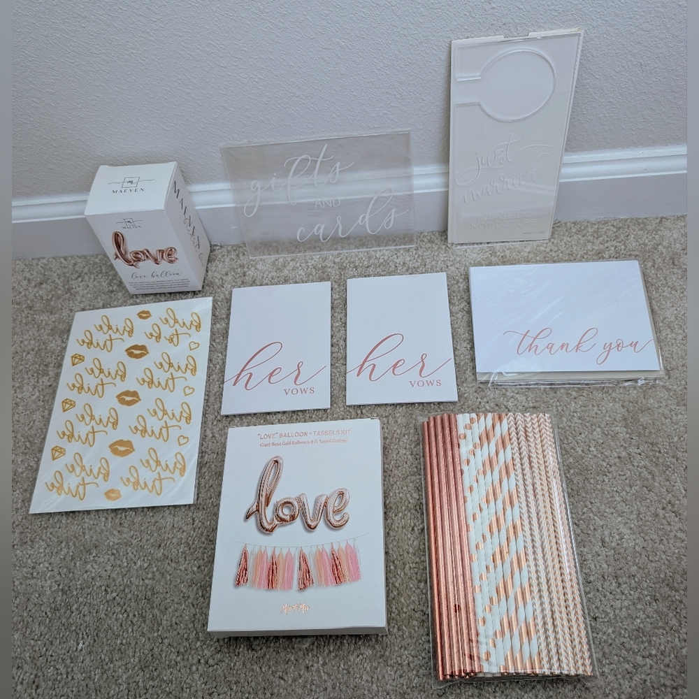 8pc Wedding Decor by Maeven